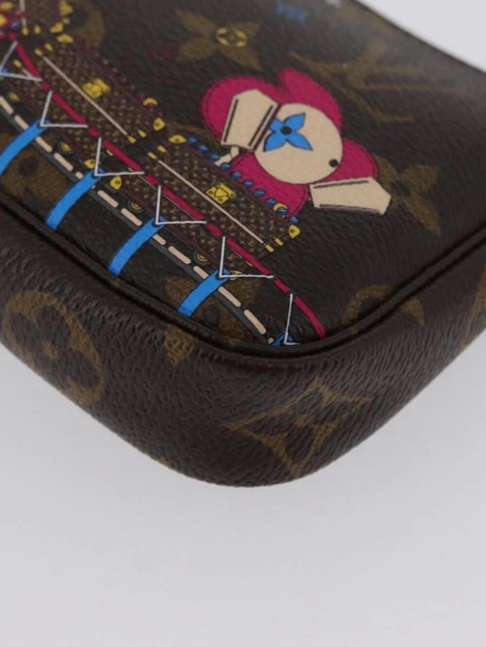 LOUIS VUITTON Monogram Vivienne Mini Pochette Accessoires M69752 Auth 168215SAM - Picture 12 of 14